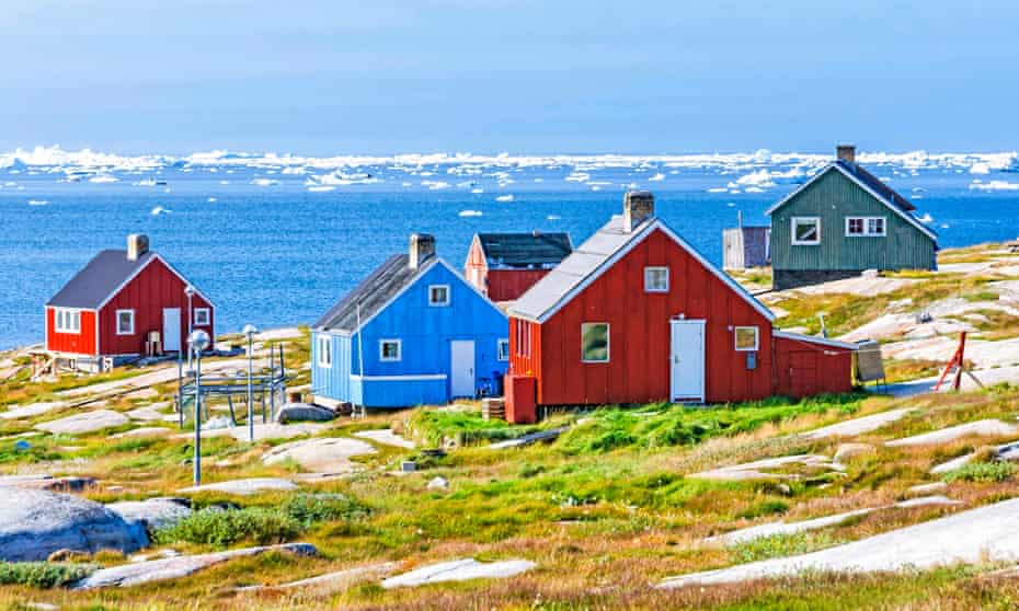 The colourful houses of Rodebay, Greenland.