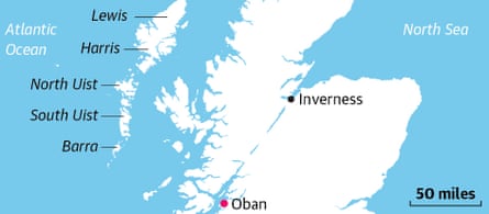 Map of northern Scotland