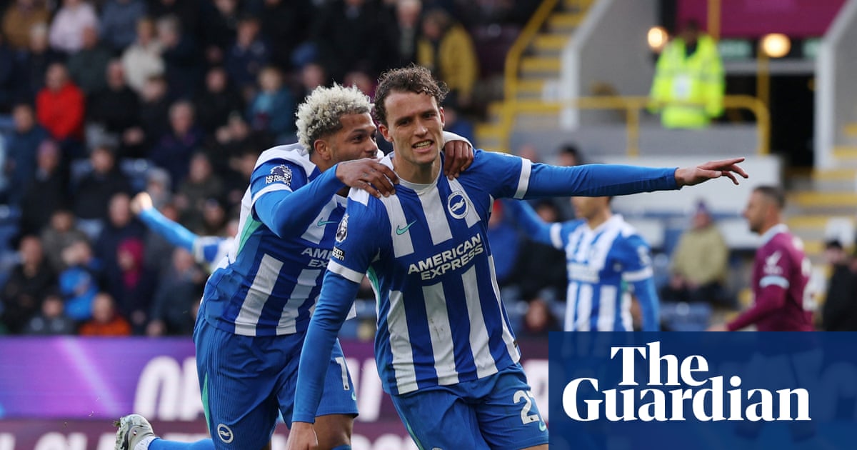 Mats Wieffer doubles up as Brighton push Burnley closer to the drop