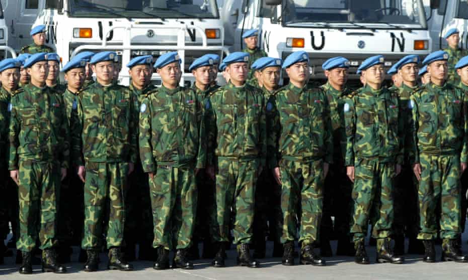 Chinese UN peacekeepers