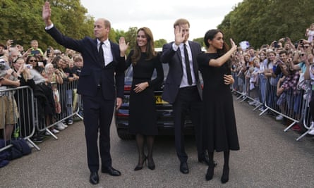 Both couples later waved to members of the public at Windsor Castle in what is believed to be their first appearance together in public since March 2020