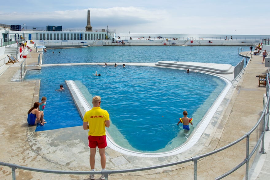 Penzance’s art deco Jubilee lido, with its new geothermal pool.