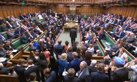 MPs convene in the House of Commons in July for the announcement of voting on an amendment aimed at preventing the suspension of parliament to pursue a no-deal Brexit
