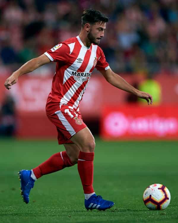 Manchester City’s Patrick Roberts is spending the season on loan at Girona.