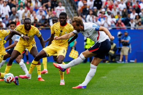 Harry Kane couldn’t penetrate Ghana’s defence.