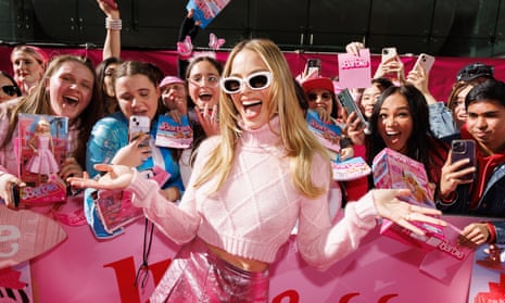 Margot Robbie at the Barbie press tour in Sydney