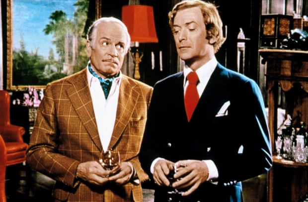 With Laurence Olivier in Sleuth.