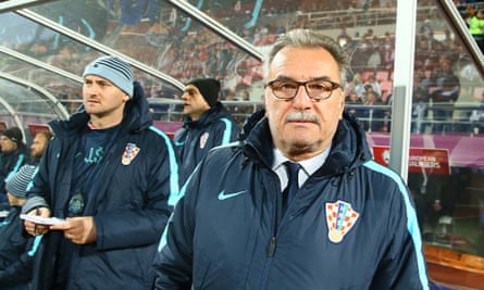 Ante Cacic, the coach of Croatia, until the draw with Finland which left his successor needing a win in Ukraine just to reach the play-offs from a qualifying group which was won by Iceland.