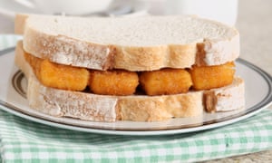 Fish finger sandwiches ... the great British comfort food.