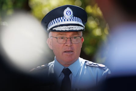 NSW police commissioner Mal Lanyon