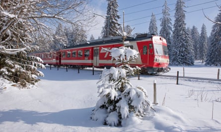 The Jura: Snowy wonderland in winter.