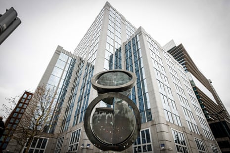 The headquarters of Euroclear in Brussels, Belgium.