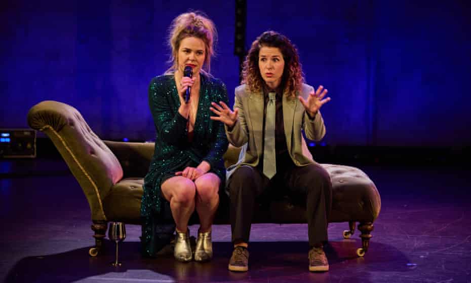 Hannah Walker, left, with BSL interpreter Faye Alvi in Gamble.