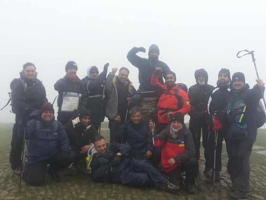 The Kramblers, a group of Kashmiri walkers who live in Britain.