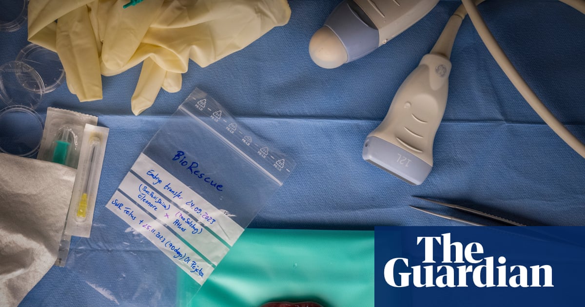 A tiny rhino foetus developed by IVF: Jon A Juarez's best photograph
