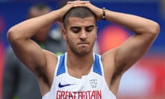 Adam Gemili said ‘Honestly I didn’t feel like I false started’ after being disqualified from the 100m at the Birmingham grand prix.