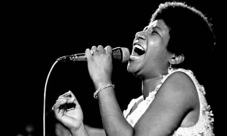 Aretha Franklin performing in Palermo, Italy, in 1970. She grew up steeped in the gospel, in churches where smelling salts were available for people overcome by spiritual possession.