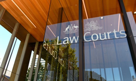 The outside of the supreme court of New South Wales