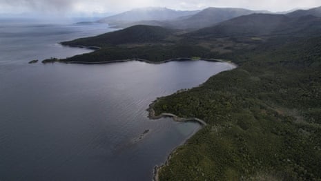 The southern Chilean coastline