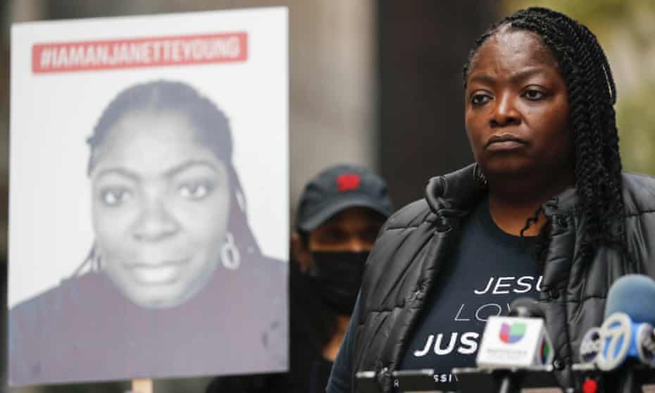 Anjanette Young: ‘I was afraid if I did anything wrong, or made any moves, that they would shoot me.’  