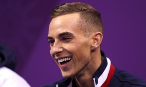 Adam Rippon won bronze for the US in the team event