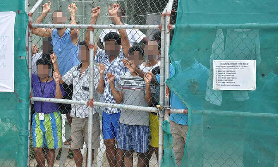 Asylum-seekers at Manus Island detention centre in Papua New Guinea. Advocates fear for the health of a man with severe OCD.
