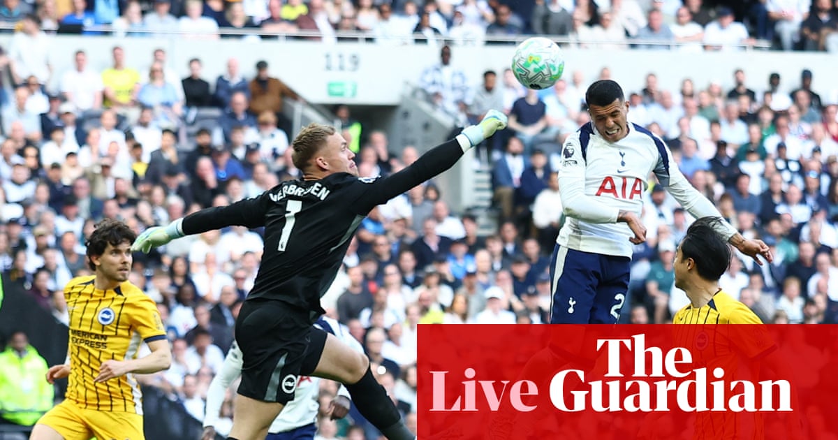 Tottenham Hotspur v Brighton: Premier League – live