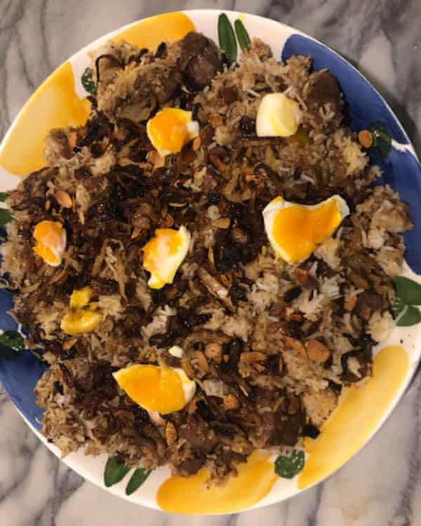 «C'était un autre âge où des mots comme biryani avaient besoin d'être traduits»: lamb biryani.