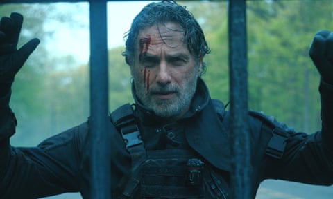 Andrew Lincoln as Rick Grimes in The Walking Dead: The Ones Who Live.