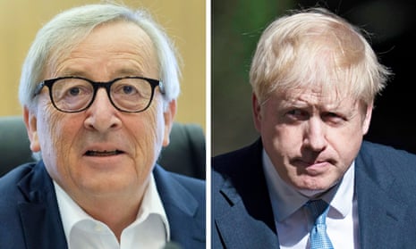 Jean-Claude Juncker and Boris Johnson