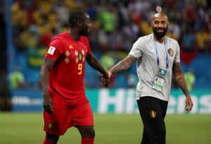 Thierry Henry and Romelo Lukaku
