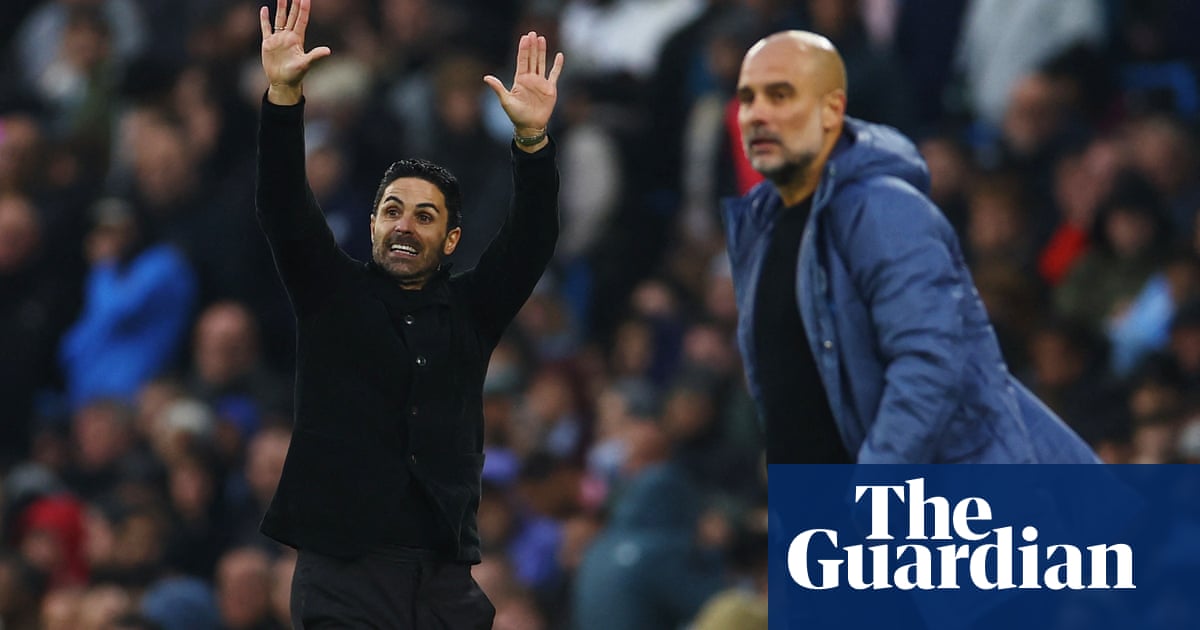 Mikel Arteta has 'sympathy' for Pep Guardiola over City's poor run of results