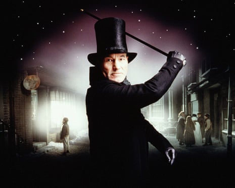 As Ebenezer Scrooge in the 1999 film A Christmas Carol