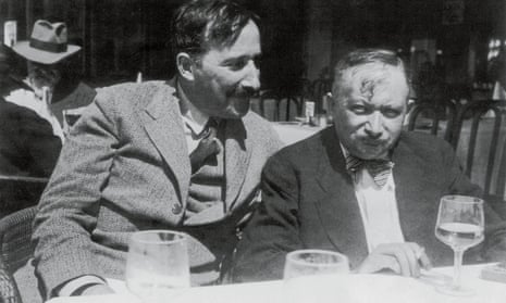 Stefan Zweig, left, and Joseph Roth in Ostend, Belgium, in 1936