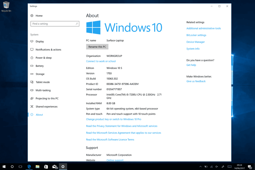 Windows 10 S Review Faster Simpler And Incredibly Painful To Use Windows 10 The Guardian