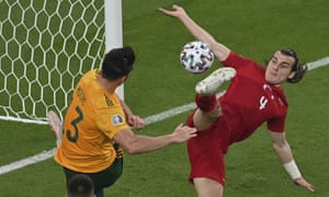 Kieffer Moore’s shot blocked by Caglar Soyuncu. No hand ball.