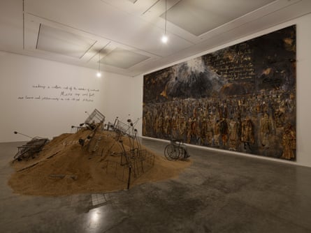 Anselm Kiefer’s painting of shattered people in Finnegans Wake.