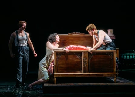 Peter Willoughby, Kate Royal and Elgan Llŷr Thomas in The Turn of the Screw.