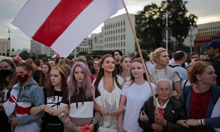 Protests in Minsk.