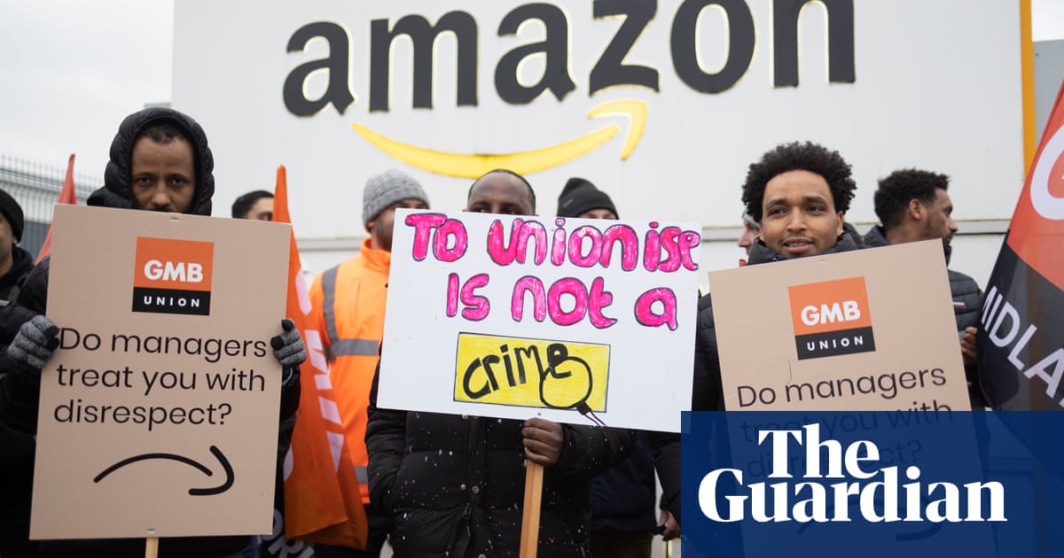 First UK industrial action against Amazon is ‘making an impact’, says GMB