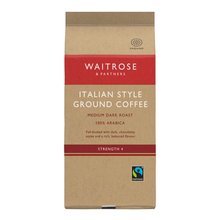 Waitrose Fairtrade Italian Style Ground Coffee227g