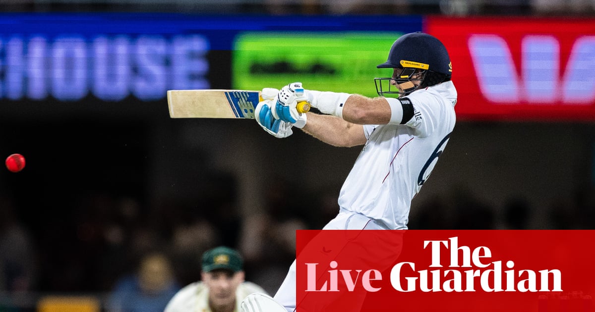 Australia v England: Ashes second Test, day one – live | Ashes 2025-26 Australia v England: Ashes second Test, day one – live | Ashes 2025-26