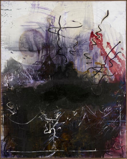 Sigmar Polke’s Katastrophentheorie IV, 1983 – part of Alchemy at Thaddaeus Ropac Gallery.