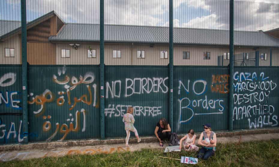 The controversial Yarl’s Wood detention centre in Bedfordshire.
