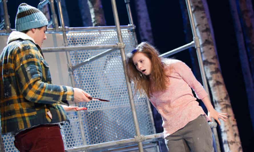 Martin Quinn and Rebecca Benson in Let the Right One In at the Royal Court in 2013.