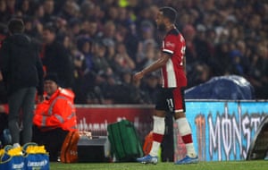 Ryan Bertrand gets out while the going’s (somewhat) good against Leicester.