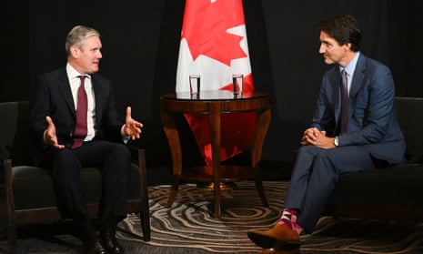 Keir Starmer and Justin Trudeau