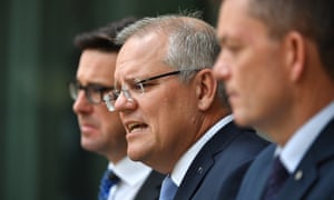 Scott Morrison at a press conference