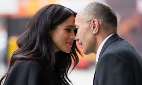 Prince Harry and Meghan Duchess of Sussex visit New Zealand House, London.
