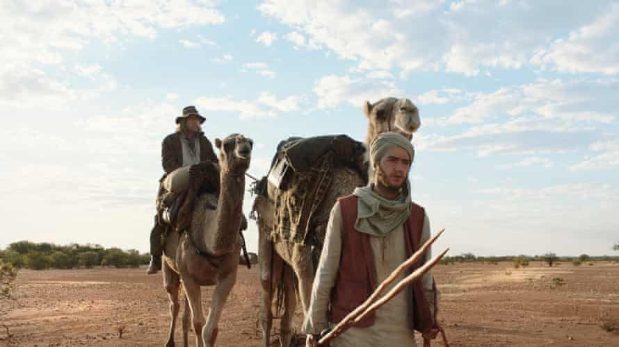 A still from the 2020 Australian film, The Furnace, directed by Roderick MacKay and starring Ahmed Malek and David Wenham. Hanif & Mal journey